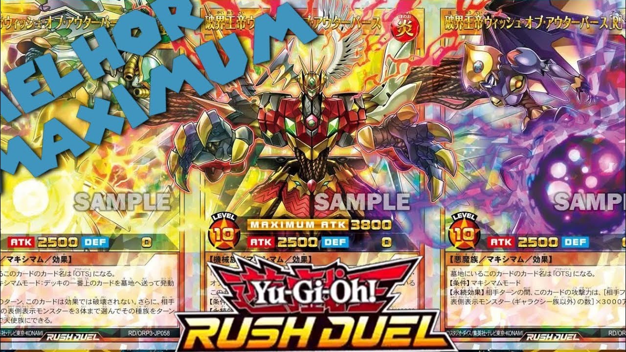A MAIS PODEROSA MAXIMUM!! Ultimos cards do OVER RUSH PACK 3!! - YouTube