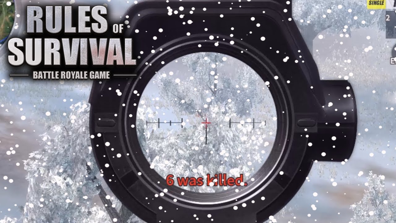 I AM THE SNOW SNIPER! Rules of Survival PC Gameplay