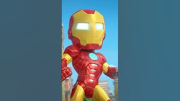 Iron Man teams up with Spidey to catch Rhino! 🦾 SpideyandhisAmazingFriends DisneyJr