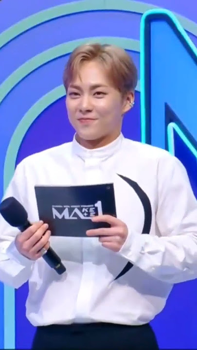 The cutest! MC XIUMIN ON MA1 FINALE#XIUMIN_MakeMate1_MC#메이크메이트원 #시우민