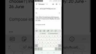 Email forward kaise kare | Email ko forward karna sikhe 1 minute me #short screenshot 5