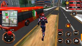 Iron Rope hero war , Super hero Crime City Games, Getting Key, Android Game Play screenshot 5