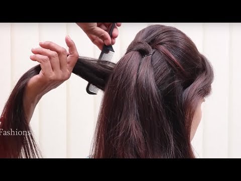 BeautiFunny weddingl Bridal Hairstyles Tutorial || Step by Step Christian Bridal Hairstyle || hair style girl