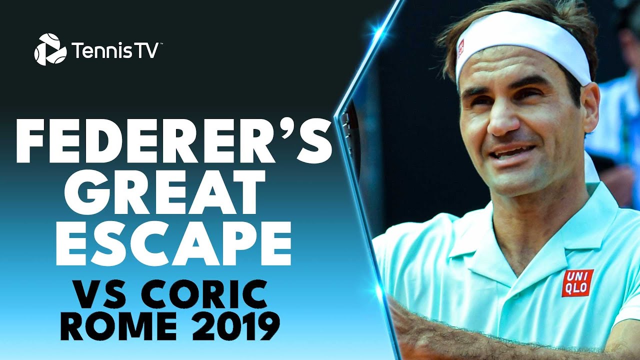 Roger Federer's Great Escape vs Borna Coric 🎬 | Rome 2019 Extended Highlights