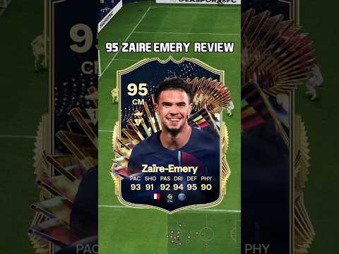 95 Zaire-Emery Review in EA FC 24 #shorts #short #fc24 #eafc24 #tots #psg #teamoftheseason #ligue1