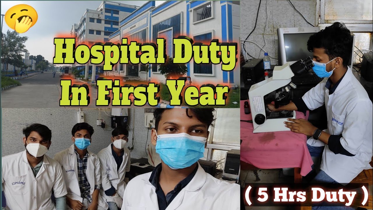 A day in the life of a med student | Duty in hospital for the first ...