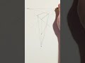 3 Point Perspective (Aerial Perspective) drawing #shorts
