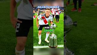 Julián Álvarez's Net Worth Evolution #juliánálvarez #football #networth #evolution #shortsfeed