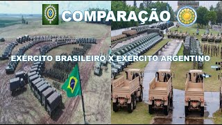 COMPARAÇÃO EXÉRCITO BRASILEIRO X EXÉRCITO ARGENTINO