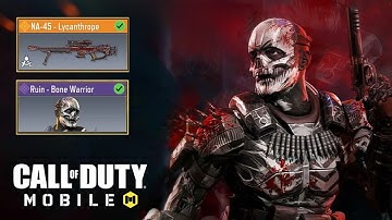 *NEW* THORNED ROSE DRAW REDUX - LEGENDARY NA45 "LYCANTHROPE" + Ruin "BONE WARRIOR" COD Mobile! Leaks