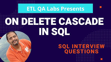 ON DELETE CASCADE IN SQL | SQL INTERVIEW QUESTIONS | ON DELETE CASCADE CONSTRAINT IN FOREIGN KEY