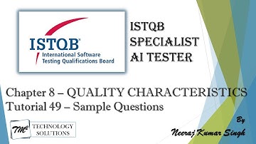 ISTQB AI Tester | Sample Questions of Chapter 8 | AI Tester Sample Questions | TM Square