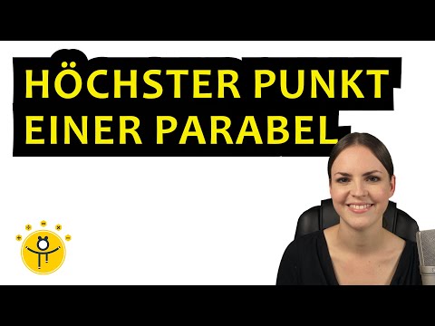 Video: Was ist der maximale oder minimale Punkt einer Parabel?