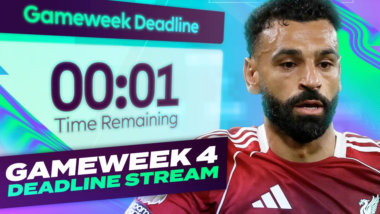 🚨 WILDCARD ACTIVE 🚨 FPL DEADLINE STREAM GAMEWEEK 4 | Fantasy Premier League Tips 2025/26
