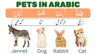 Pets Names in Arabic | Names of Household Animals in Arabic | Animals Names in Arabic