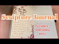 SCRIPTURE JOURNAL | SCRIPTURE JOURNALING IDEAS | USING LIVE,  LOVE, POSH STICKERS