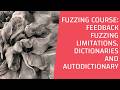 Fuzzing Course: Feedback fuzzing limitations, Dictionaries and AUTODICTIONARY