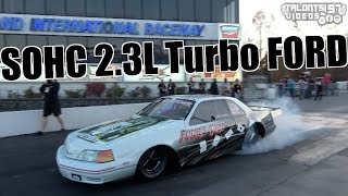 2.3L SOHC Turbo Ford Goes 7.0 at 191mph! New World Record