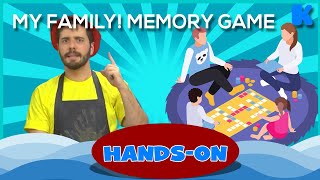 My Family Memory Game | Hands On | Kidsa English