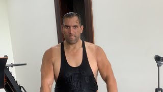 The great Khali work out