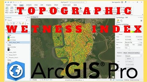 How to Calculate Topographic Wetness Index using ArcGIS Pro | Flood Mapping