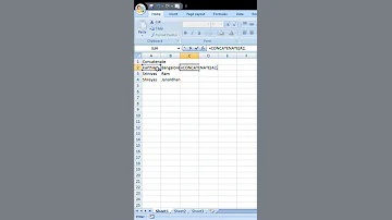 Concatenate Formula In Excel 