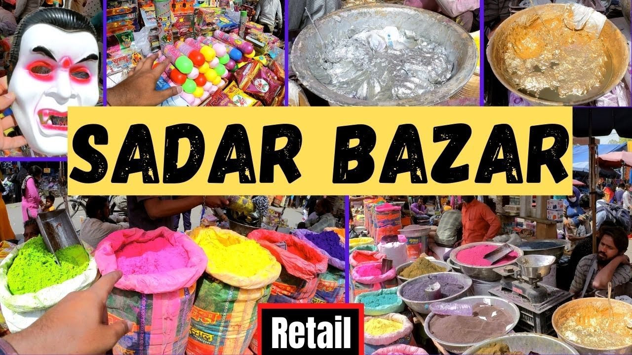 Sadar Bazar Market Delhi | Latest Patri Market Holi Collection | Wholesale and Retail | In Hindi