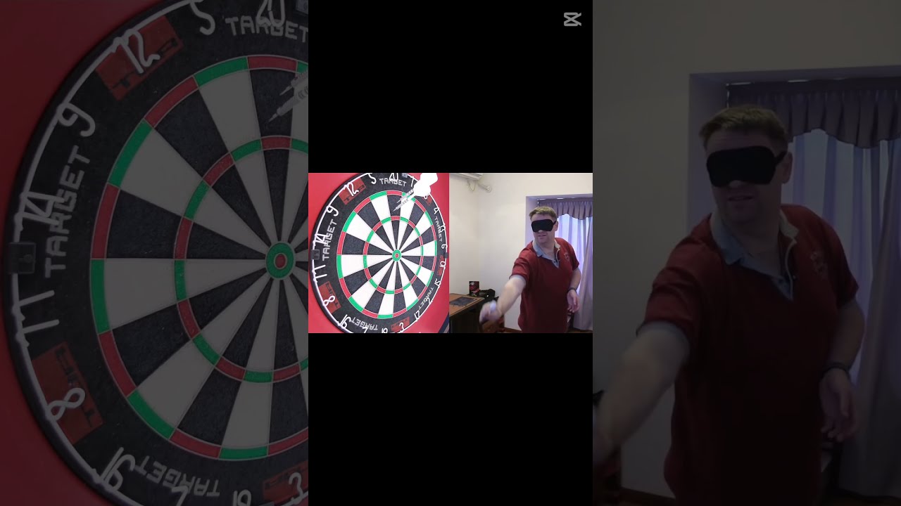Day 37 Can I Beat Mike Tyson At Darts Whilst Blindfolded Challenge Dartschallenge