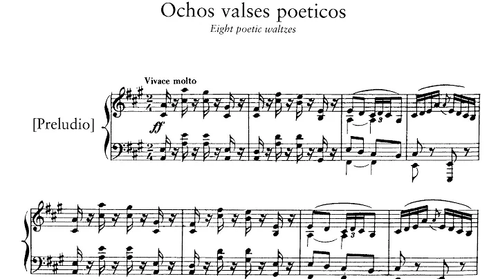 Enrique Granados: Valses poticos (1899)