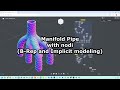 Manifold Pipe with nodi