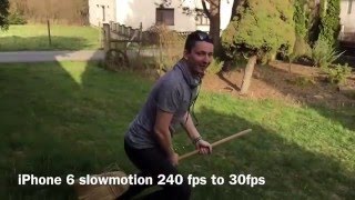 Slowmotion 120 vs. 240 Fps