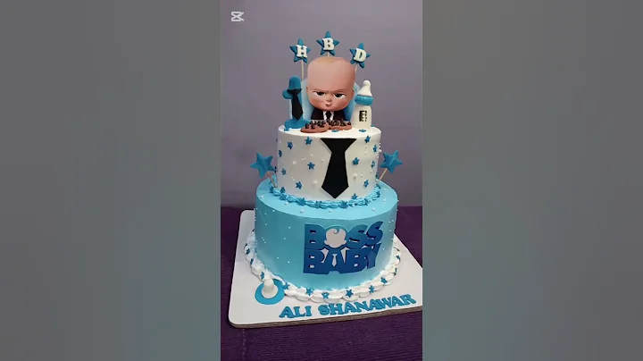 Boss baby cake theme #youtube #youtubeshorts #ytshorts #shorts #bossbaby #trending #viralvideo #foru