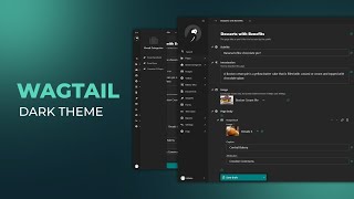 🌃 Обзор Wagtail CMS в темной теме