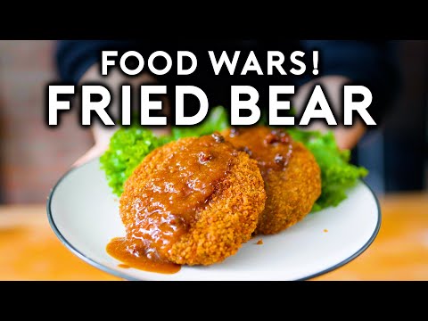 Fried Bear from Food Wars!  Anime with Alvin
