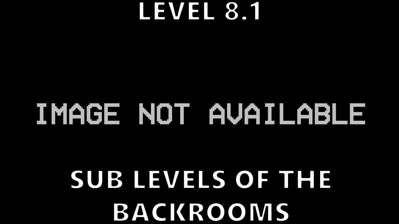 Level 8.1 | Sub Levels of The Backrooms A level proposal by ITS A FISH - the backrooms level 8.1