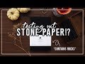 I tried paper made out of stone... Woah!  | Plantmas Day 10