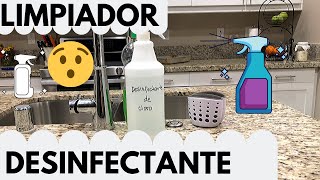 Como hacer un limpiador desinfectante casero usando solo cloro y agua