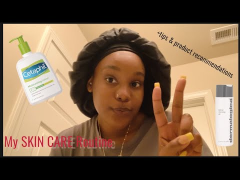 Skin Care Routine | Esthetician student | FT. Dermalogica - YouTube