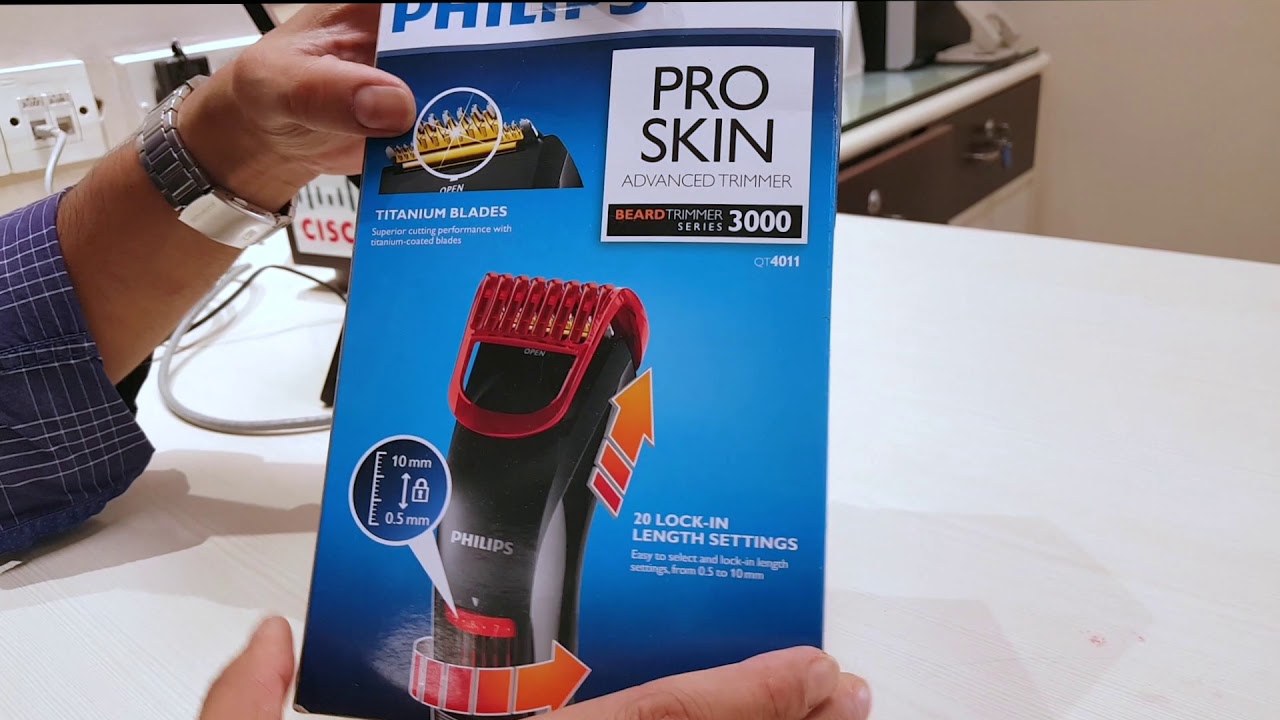 philips pro skin advanced trimmer series 3000