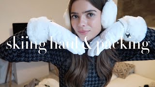 pack with me for skiing & try on haul