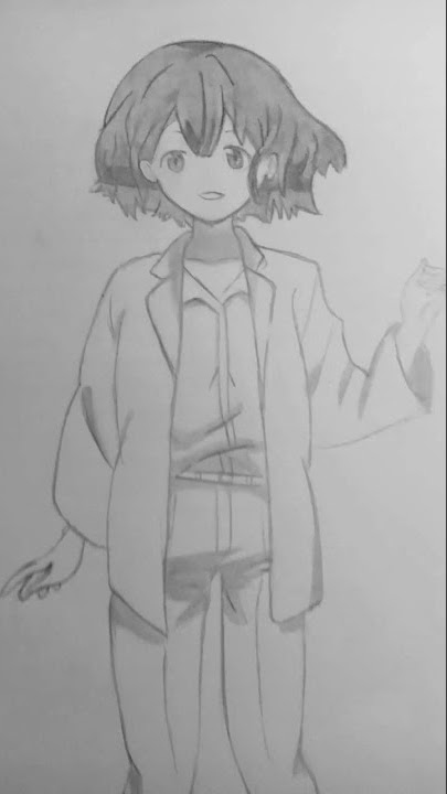 I tried to draw 'Sayu Ogiwara' from 'Hige wo Soru'. #art #shorts #drawing #anime #higehiro