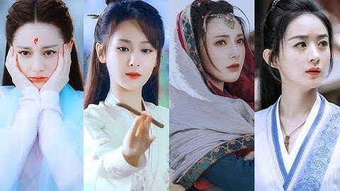 Mỹ nhân cổ trang thi triển phép thuật # Triệu lệ dĩnh # Dương tử # Lưu Diệc Phi # Dương Mịch