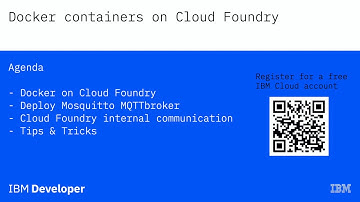 Tech Talk - Docker containers on Cloud Foundry
