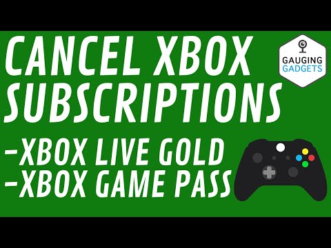 How to End Subscriptions on Your Xbox One - Cancel Xbox Live Gold or Game Pass