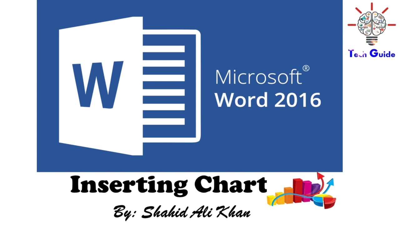 Inserting Chart in Word 2016 - YouTube