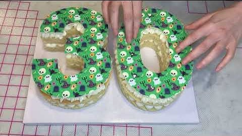 Chocolate Transfer Number Cake | Live Tutorial with Pamela from Buttercut Bakery | Sugar Art