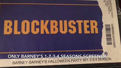 Halloween Party (1998 Blockbuster) (Until 1-2-3-4 Seasons (Screener) For Next!