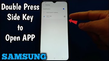 How to Enable or Disable Side Key to Open the App on Samsung Galaxy A02