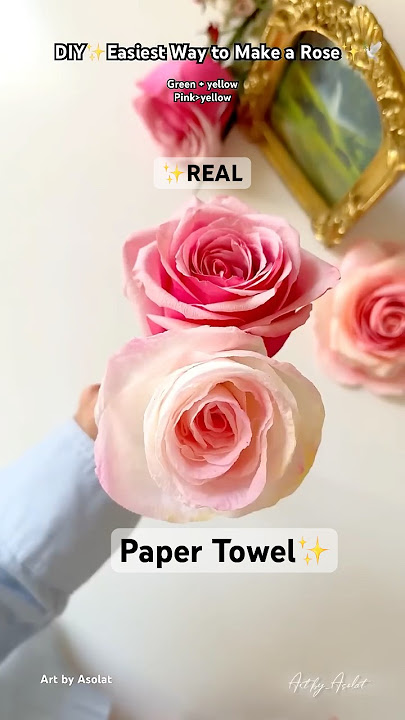 How to Make a Paloma Rose | DIY Simple Paper Rose Tutorial