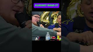 One of us can’t read 😂 #comedypodcast #cantread #interview #420 #wow